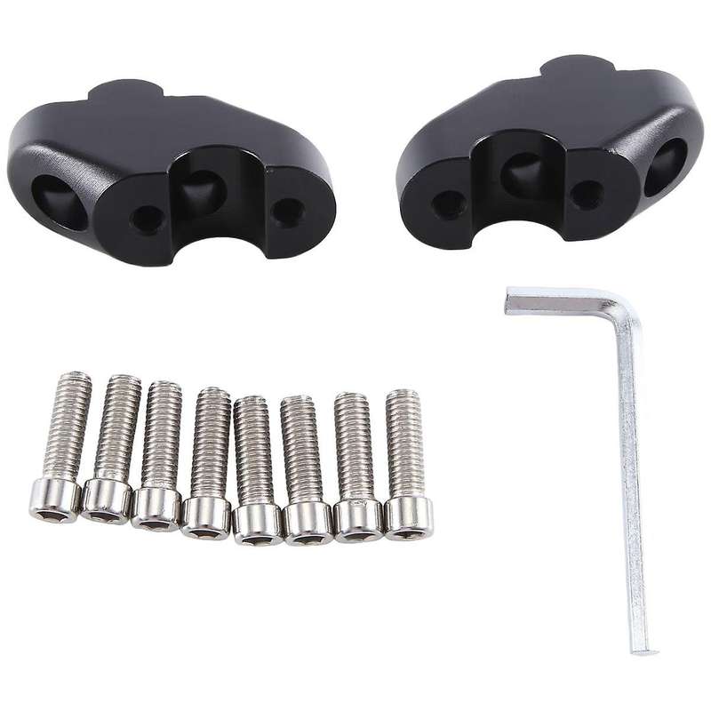 Motorcycle Handlebar Riser Drag Handle Bar Clamp Extend Adapter for Z400 Z 400 2018-2023-