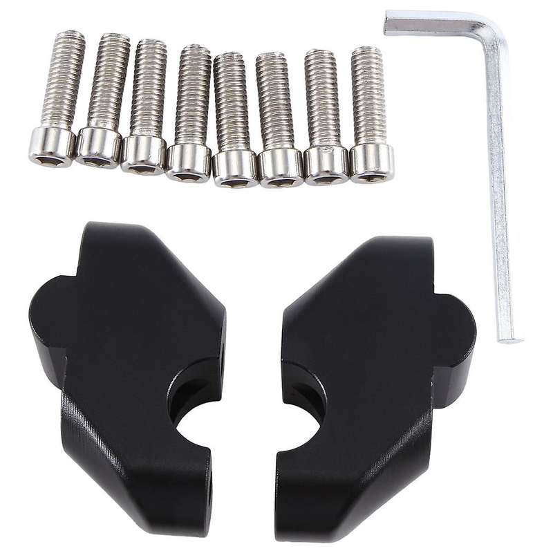 Motorcycle Handlebar Riser Drag Handle Bar Clamp Extend Adapter for Z400 Z 400 2018-2023-