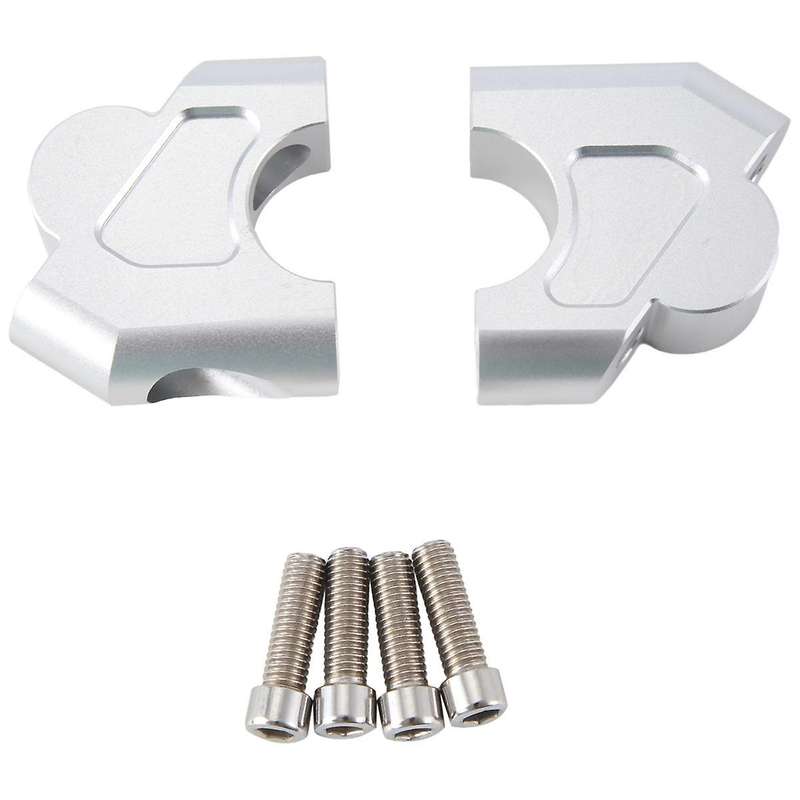 Motorcycle Handlebar Riser for NX400 NX 400 NX500 NX 500 Accessories Handle Bar Lift Mount Silver