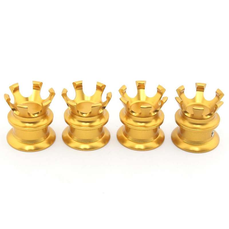 Motorcycle Head Bolt Topper Crown Engine Cover Trim for XL883 1200 (Gold)