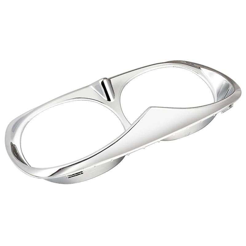 Motorcycle Head Light Lamp Dual Headlight Trim Cover Bezel for Road Glide FLTR 1998-2013,Chrome
