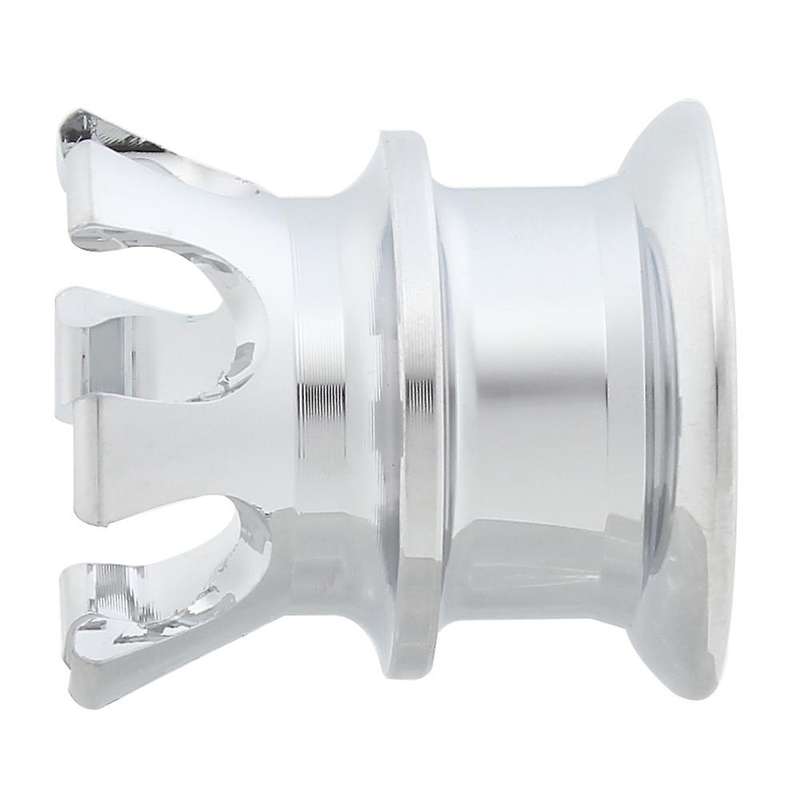 Motorcycle Head Bolt Topper Crown Engine Cover Trim for XL883 1200 (Silver)