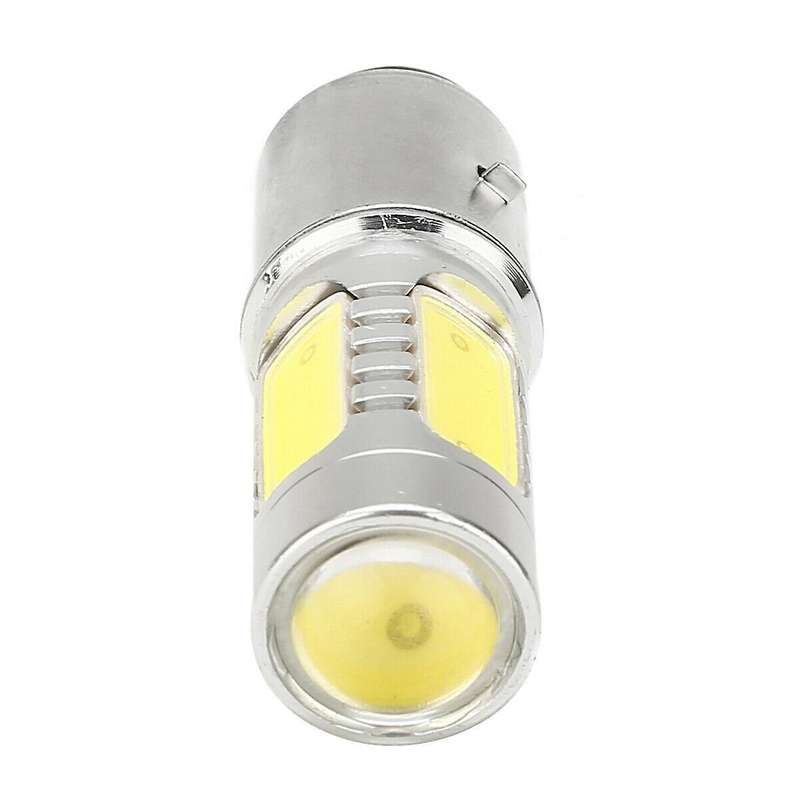 Motorcycle Headlight 12V H6 BA20D 4 COB LED White Bulb Light Suitable for Moped ATV Headlight