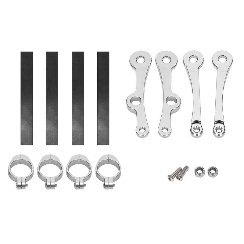 Motorcycle Headlight Bracket 50-54MM Pipe Clamp Mounting Bracket for Cafe Chopper Bicycle 33-58mm A
