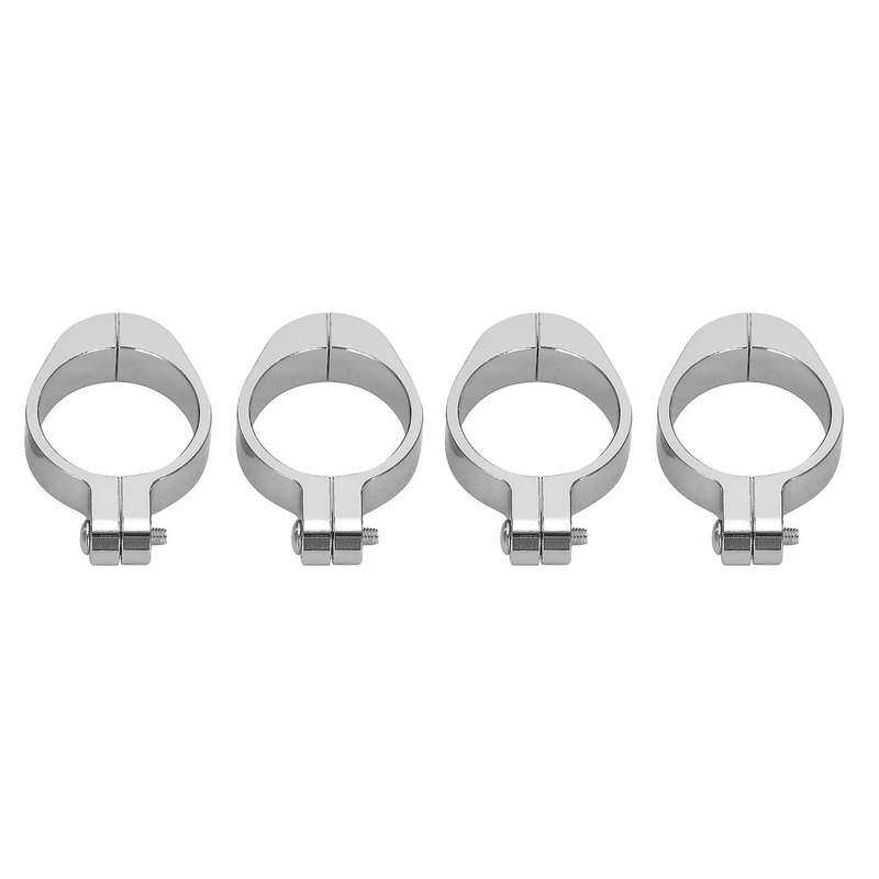 Motorcycle Headlight Bracket 50-54MM Pipe Clamp Mounting Bracket for Cafe Chopper Bicycle 33-58mm A