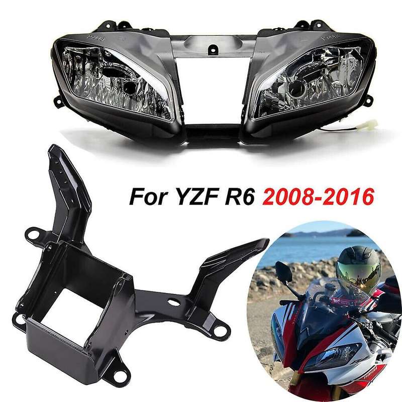 Motorcycle Headlight Bracket Headlights Upper Front Fairing Stay for YZF 600 R6 2008-2016 YZF-R6