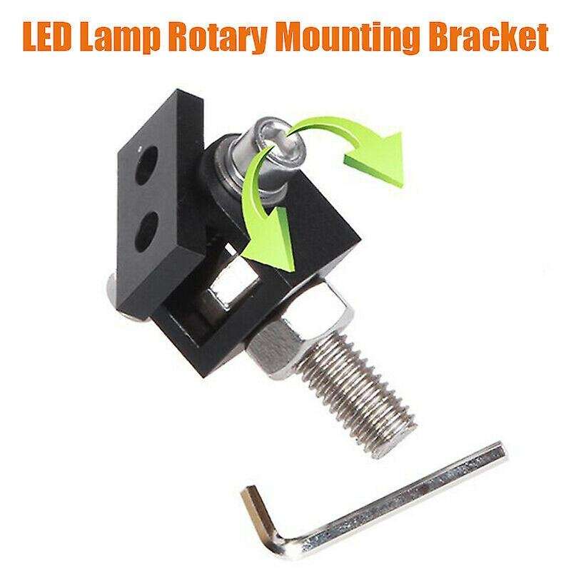Motorcycle Headlight Expansion Mounting Bracket Lamp Holder Clamp-Black
