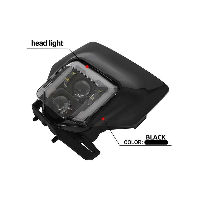 Motorcycle Headlight for 125 250 300 501 Supermoto 250I 300I FE250 FE350 Dirt Bike LED Light Headli
