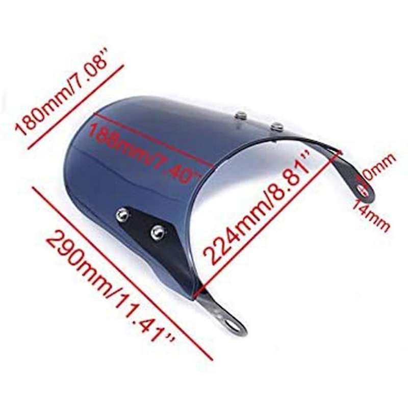 Motorcycle Headlight Fairing Windshield Compatible for Bonneville T100 2001-2017