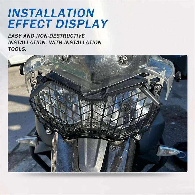 Motorcycle Headlight Grille Lampshade Protective Guard for 800 2010-2017 & Explorer 1200 2012-2017