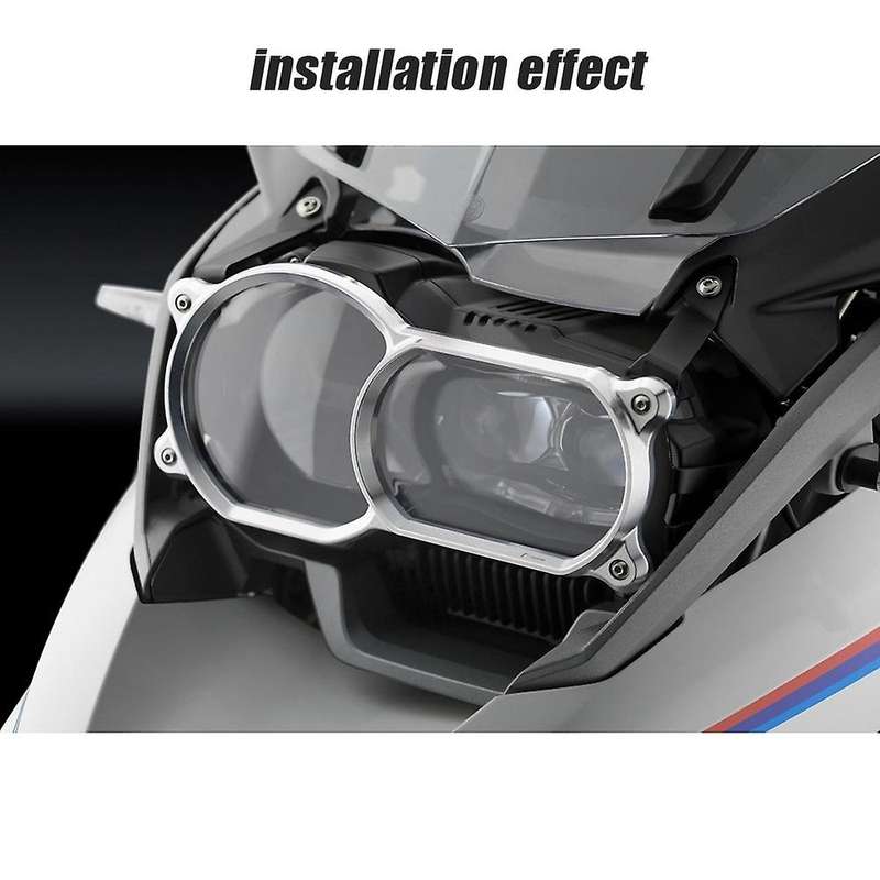 Motorcycle Headlight Guard Protector CNC Aluminum with Bracket for R1200GS R1250GS LC R 1200 GS R 12