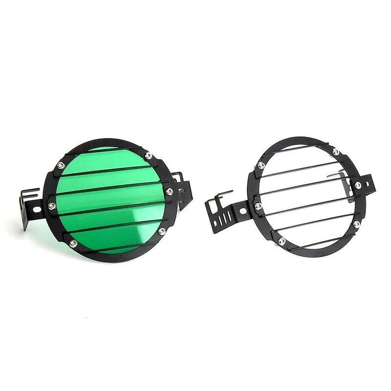 Motorcycle Headlight Guard Protector Grille Front Lamp Head Light for Cc110 2023 2024(green )