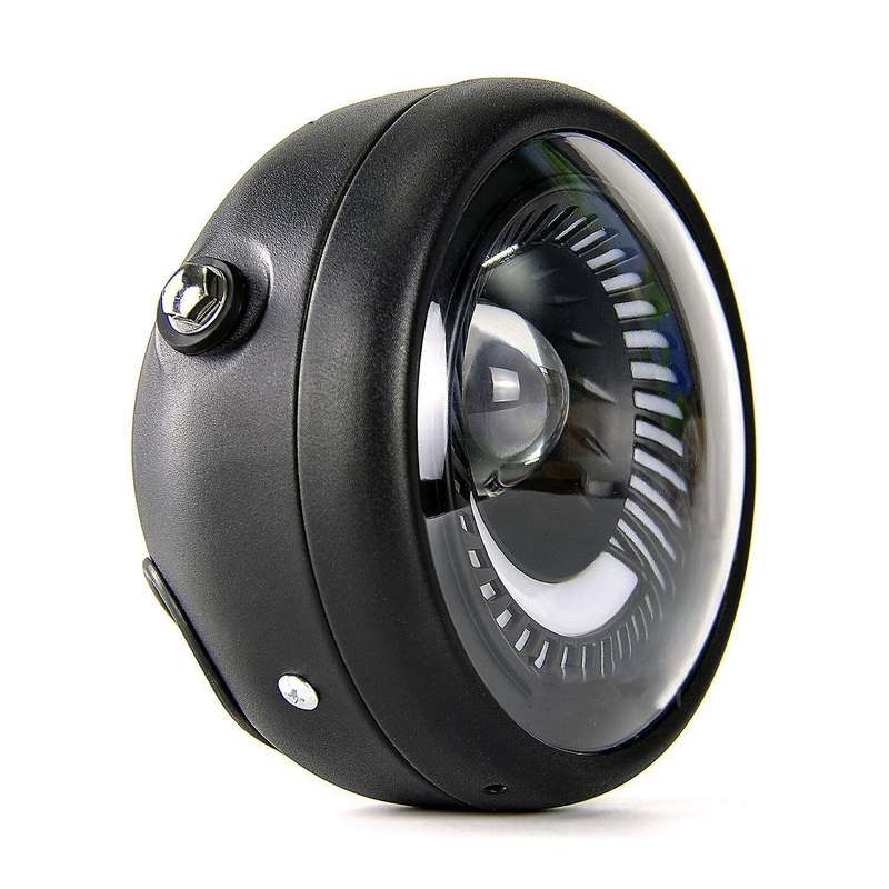 Motorcycle Headlight LED Turn Signal Light Bulb Headlight 6.5Inch Universal for Cafe