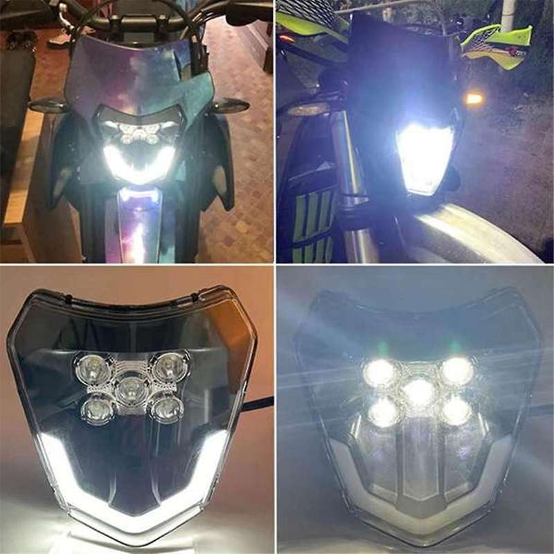 Motorcycle Headlight LED Wick for EXC XC XC-W 125 300 350 450 2018-2023 Dirt Bike Motocross Accesso