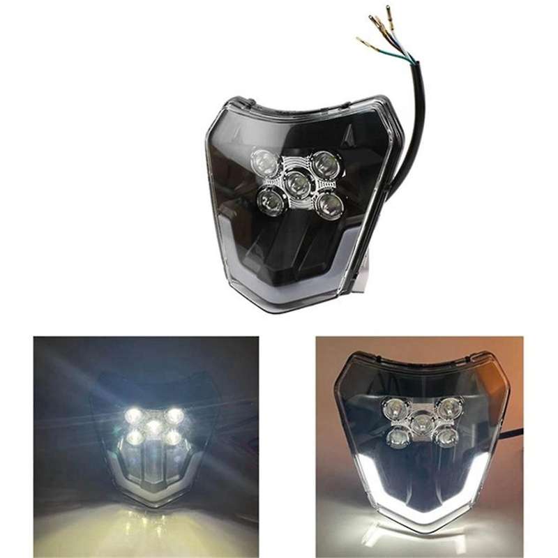 Motorcycle Headlight LED Wick for EXC XC XC-W 125 300 350 450 2018-2023 Dirt Bike Motocross Accesso