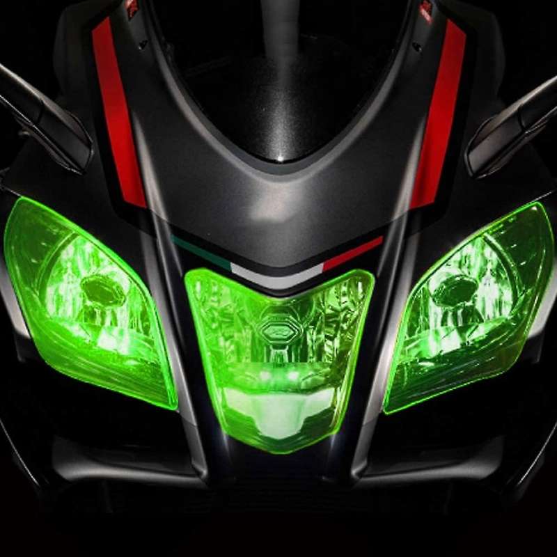 Motorcycle Headlight Protection Covers Shield Screen Lens for Rsv4 2011-2014 Black