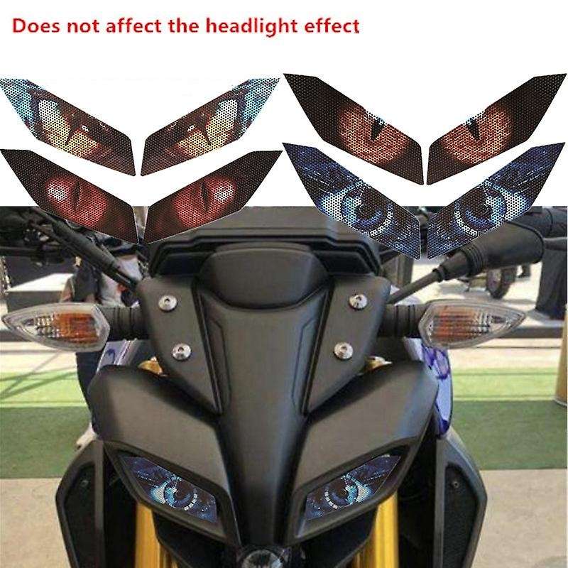 Motorcycle Headlight Protection Sticker Fairing Headlight Sticker Guard Sticker for Mt-09 2017 01