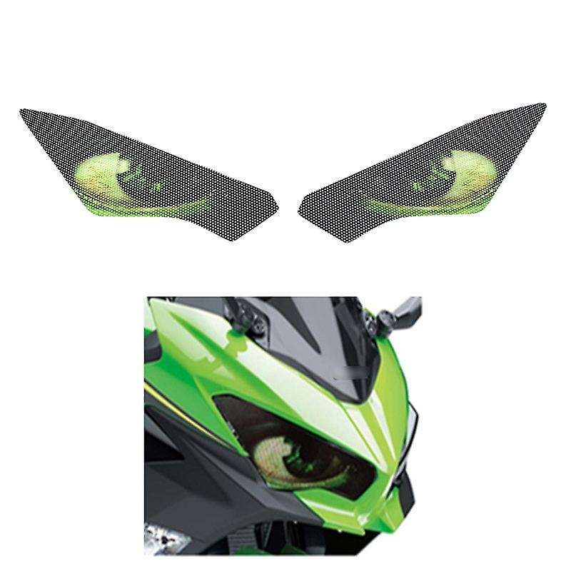 Motorcycle Headlight Protection Sticker Headlights Eye Body Sticker for Ninja 250 Ninja 400 2018-201