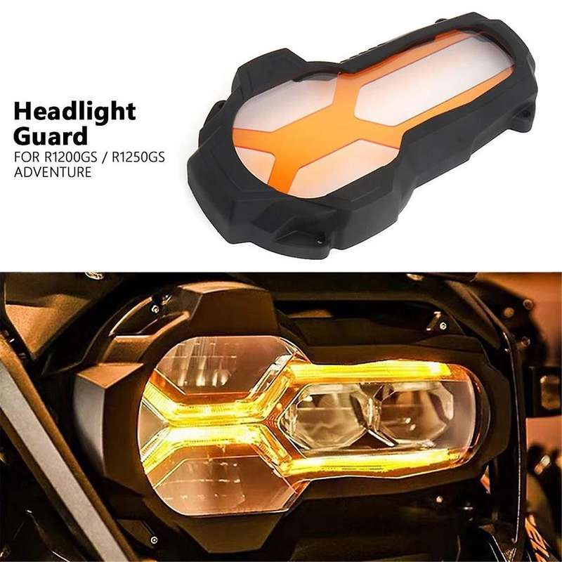 Motorcycle Headlight Protector Guard Orange Fluorescent Covers for R1200gs Lc Adventuer R1250gs Adve
