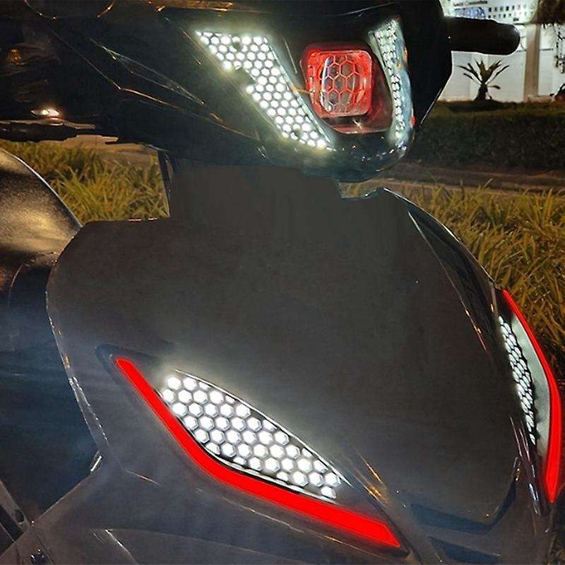 Motorcycle Headlight Red Led Running Lights Fairing 12v 25w for Lc135 V1 135gp Head Light Lamp Mask