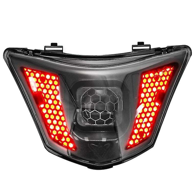 Motorcycle Headlight Red Led Running Lights Fairing 12v 25w for Lc135 V1 135gp Head Light Lamp Mask