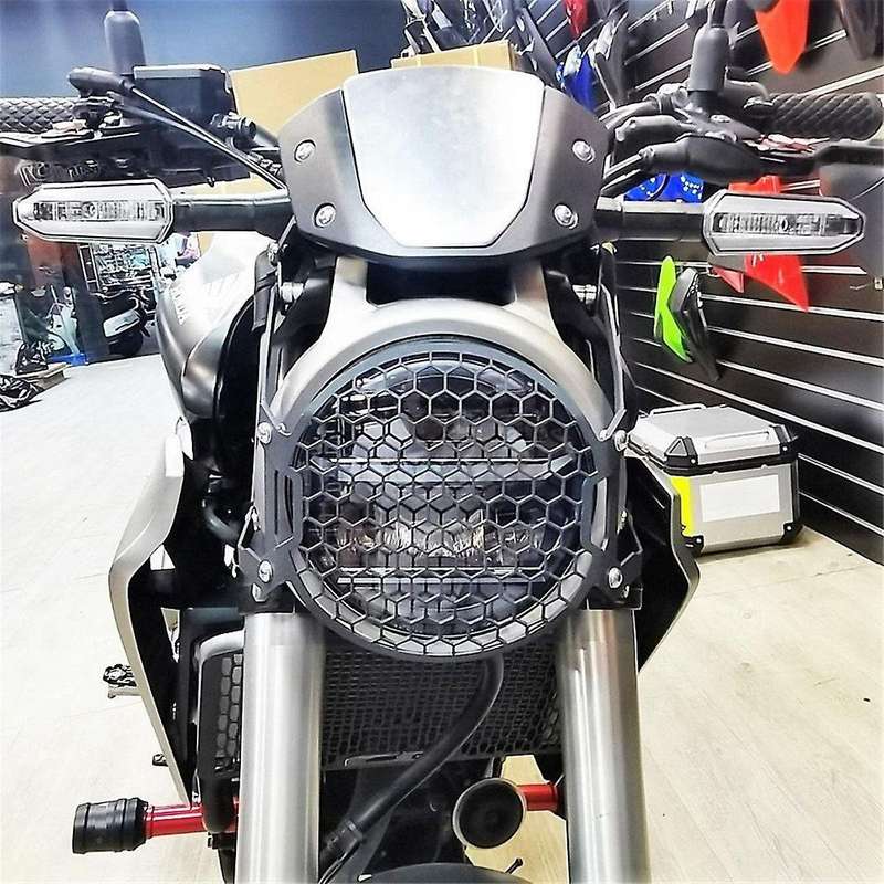 Motorcycle Headlight Shield Guard Protector Head Light Lamp Mesh Grille Cover for Cb125r Cb150r Cb2
