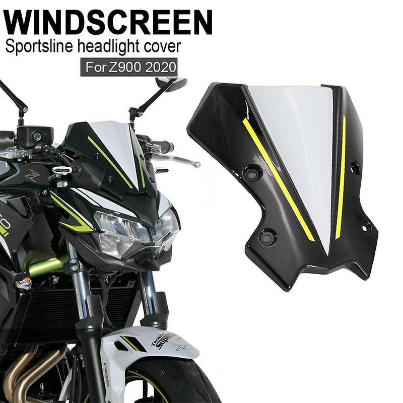 Motorcycle Headlight Windshield Windscreen Wind Deflector for Z900 Z650 2020 Transparent