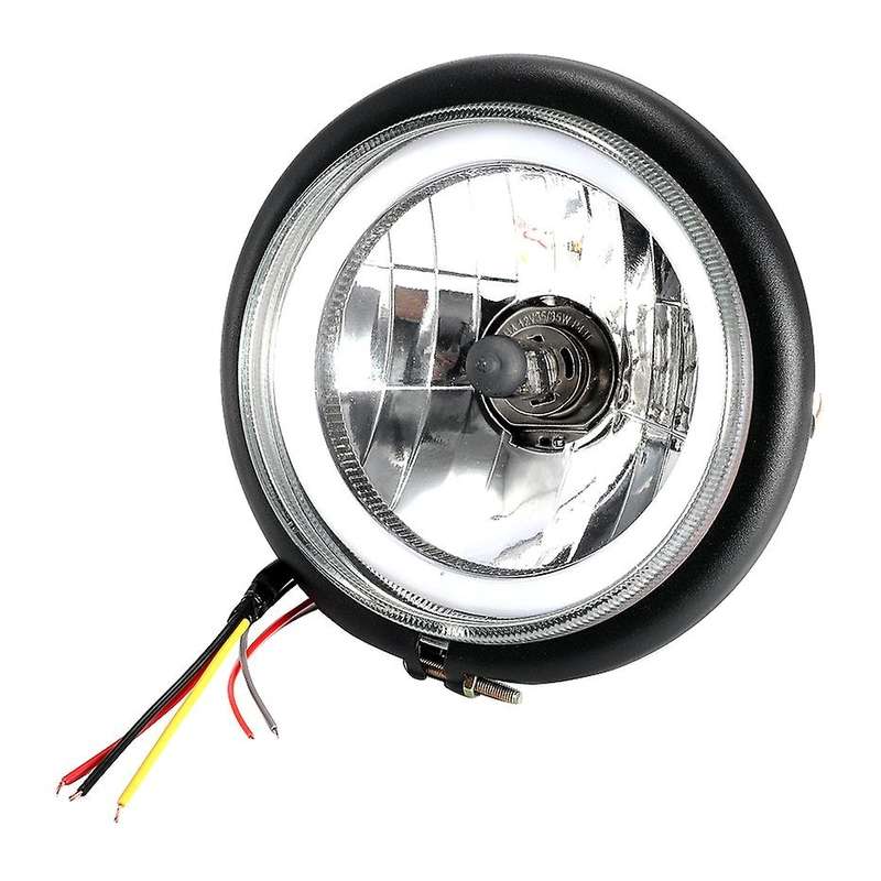 Motorcycle Headlights for Retro Prince Cruise Cars 6-Inch Circular Universal LED Headlight