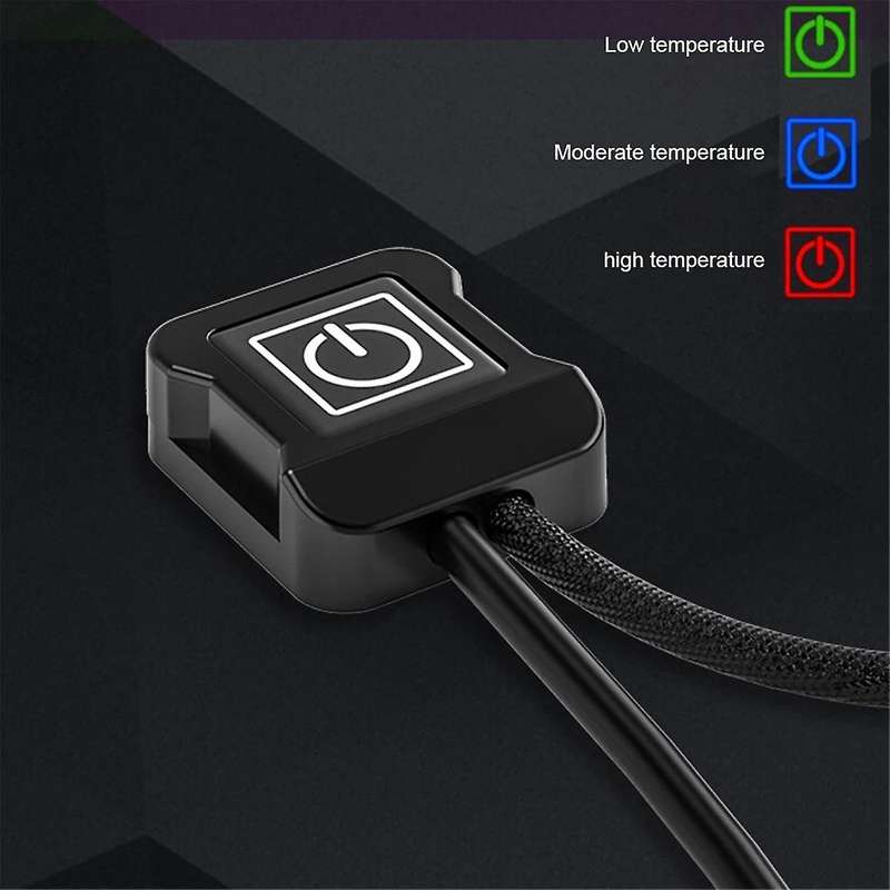 Motorcycle Heating Handle Grip 12v 3-gear Waterproof Thermal Handlebar Heater Warmer for Electric S