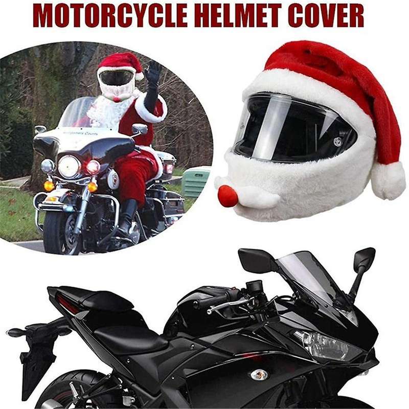 Motorcycle Helmet Cartoons Plush Helmet Protective Cover Helmet Full Face Covers for Outdoor Fun Hel