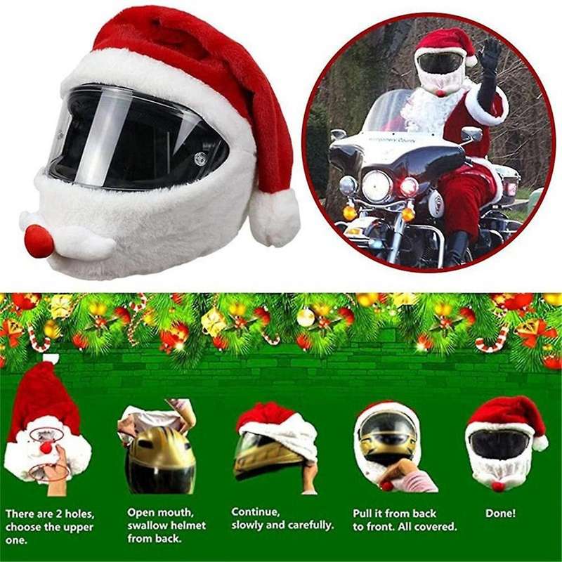 Motorcycle Helmet Cartoons Plush Helmet Protective Cover Helmet Full Face Covers for Outdoor Fun He
