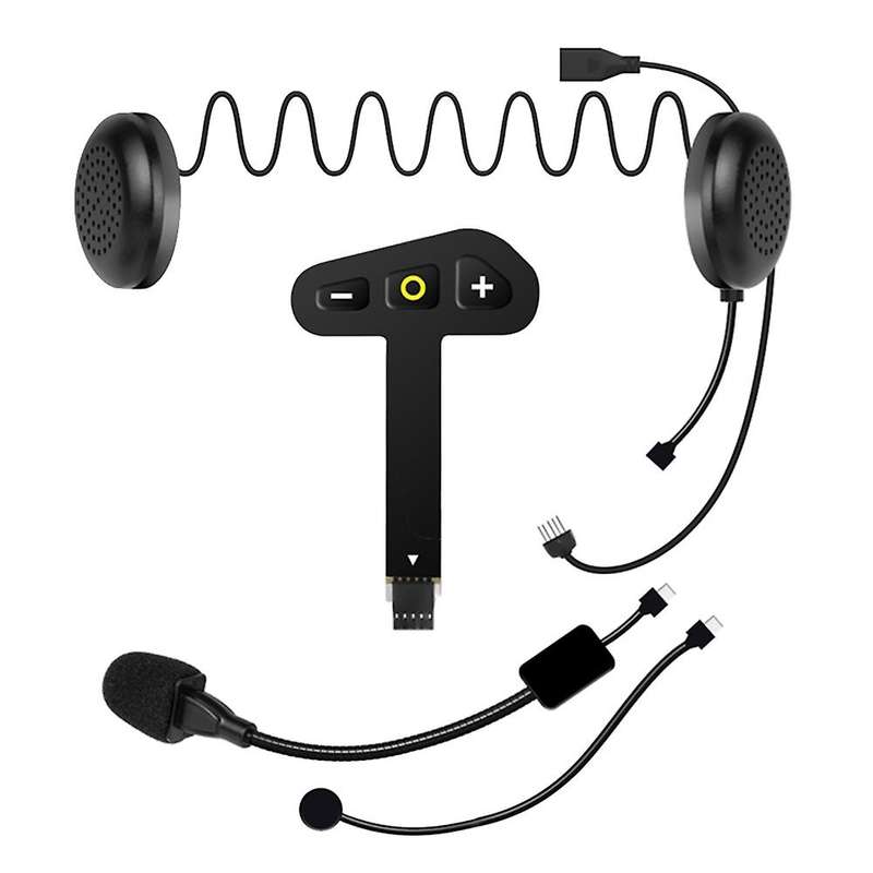 Motorcycle Helmet Headset Bluetooth 5.2 Wireless Earphone Handsfree Call Kit Stereo for Mp3 Music P