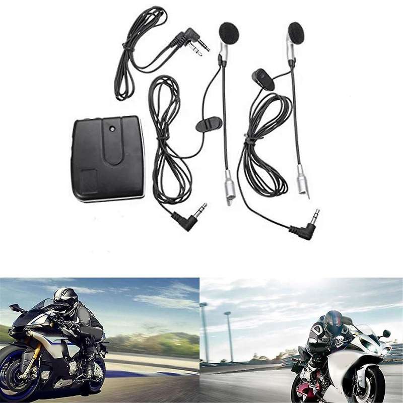 Motorcycle Helmet Front-To-Back Intercom Headset Modified Motorcycle Helmet Intercom Headphones Acce