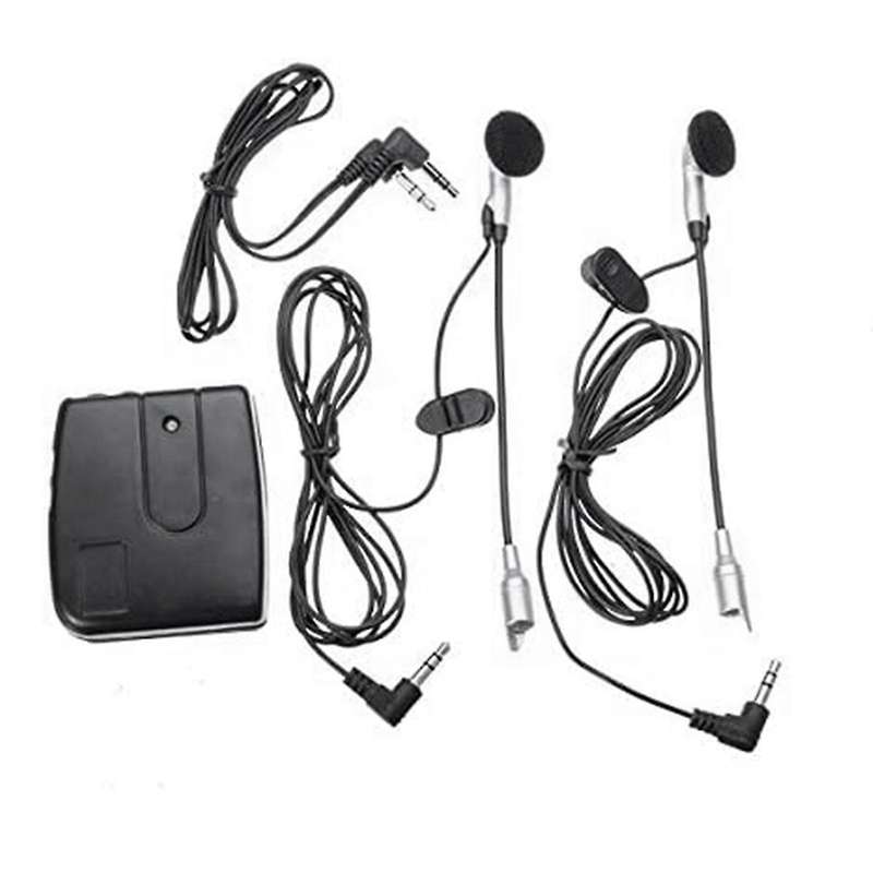 Motorcycle Helmet Front-To-Back Intercom Headset Modified Motorcycle Helmet Intercom Headphones Acce