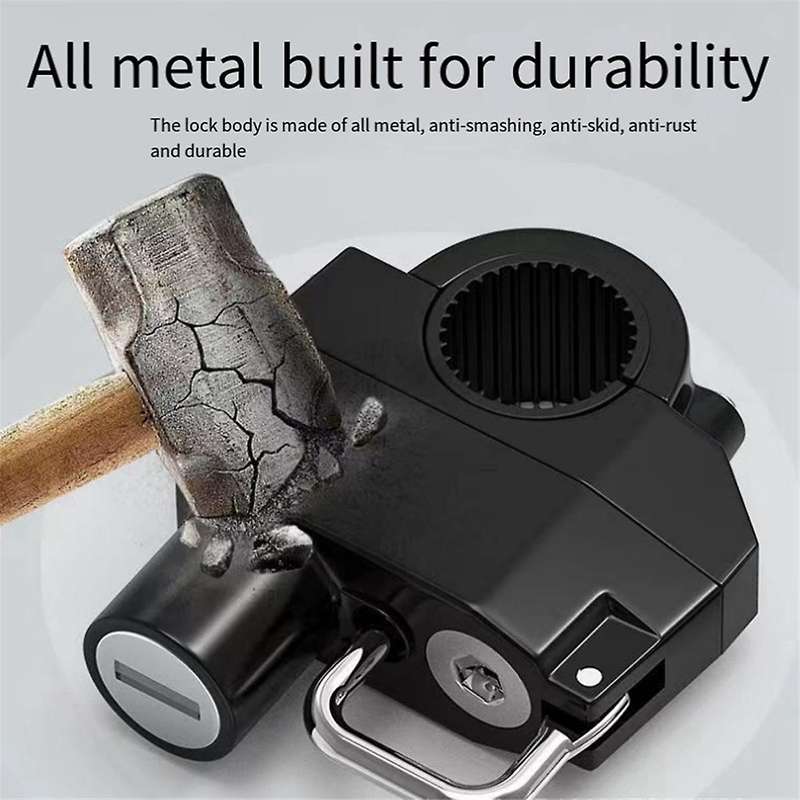 Motorcycle Helmet Lock Anti-Theft Bicycle Helmet Security Locks with Battery Car Helmet Lock