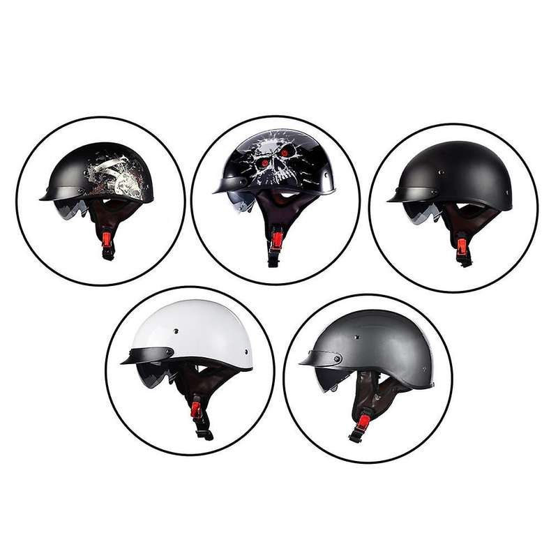 Motorcycle Helmet Retro Summer Men Helmet Open Face Motorcycle Accessories for Cruiser Chopper Wom