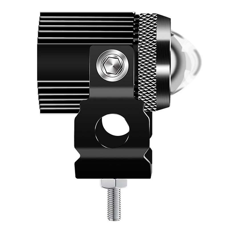 Motorcycle High Power Lens Spotlight 6500K LED Dual Color External Spotlights 12W Motorcycle Headlig