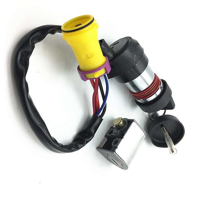 Motorcycle Ignition Key Switch Start Switch Ignition Lock Motorcycle Accessories Suitable for ATV 26
