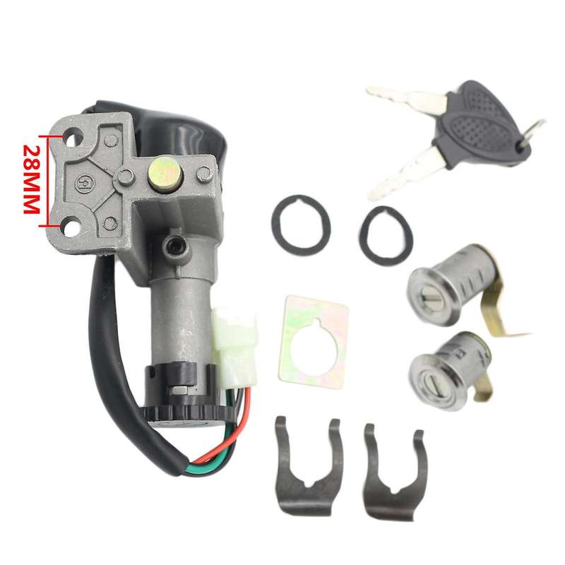 Motorcycle Ignition Switch Key Lock Set for 50Cc 150Cc GY6 Scooter Moped Jonway Roketa