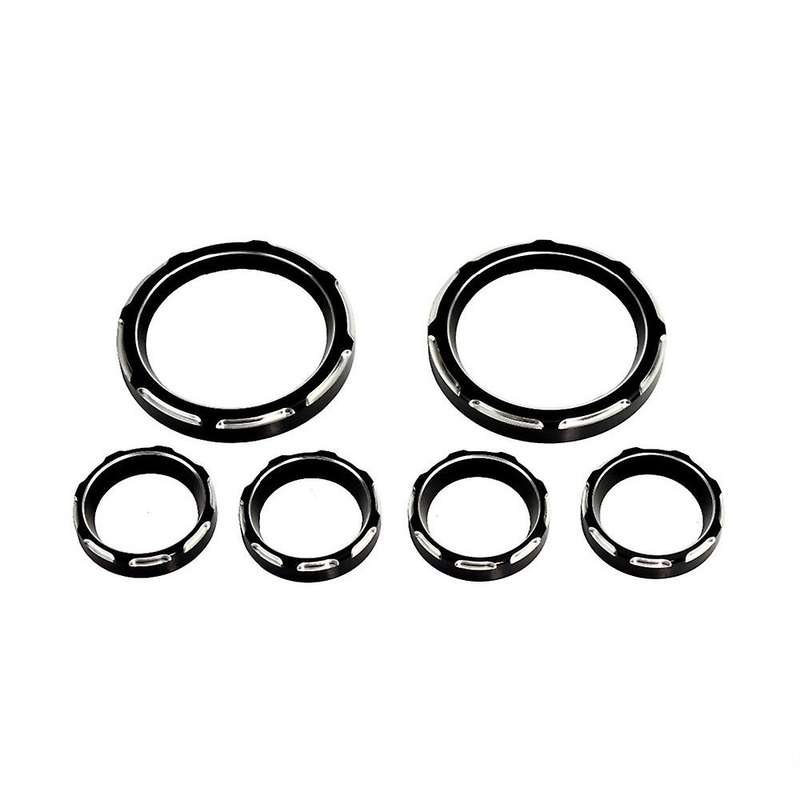 Motorcycle Instrument Cover Board Speedometer Cover for Touring Glide Road Street Glide Trile 96-13