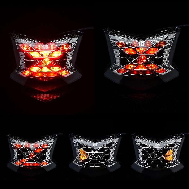 Motorcycle Integrated LED Tail Light Brake Stop Light Turn Signals for Z650 Z900 NINJA 650 ABS 2017-