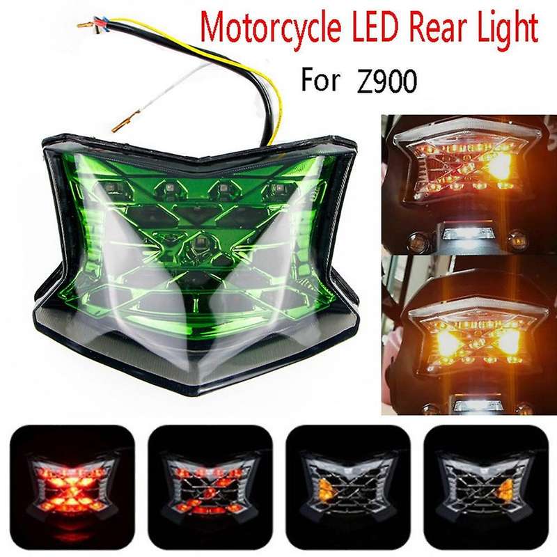 Motorcycle Integrated LED Tail Light Brake Stop Light Turn Signals for Z650 Z900 NINJA 650 ABS 2017-