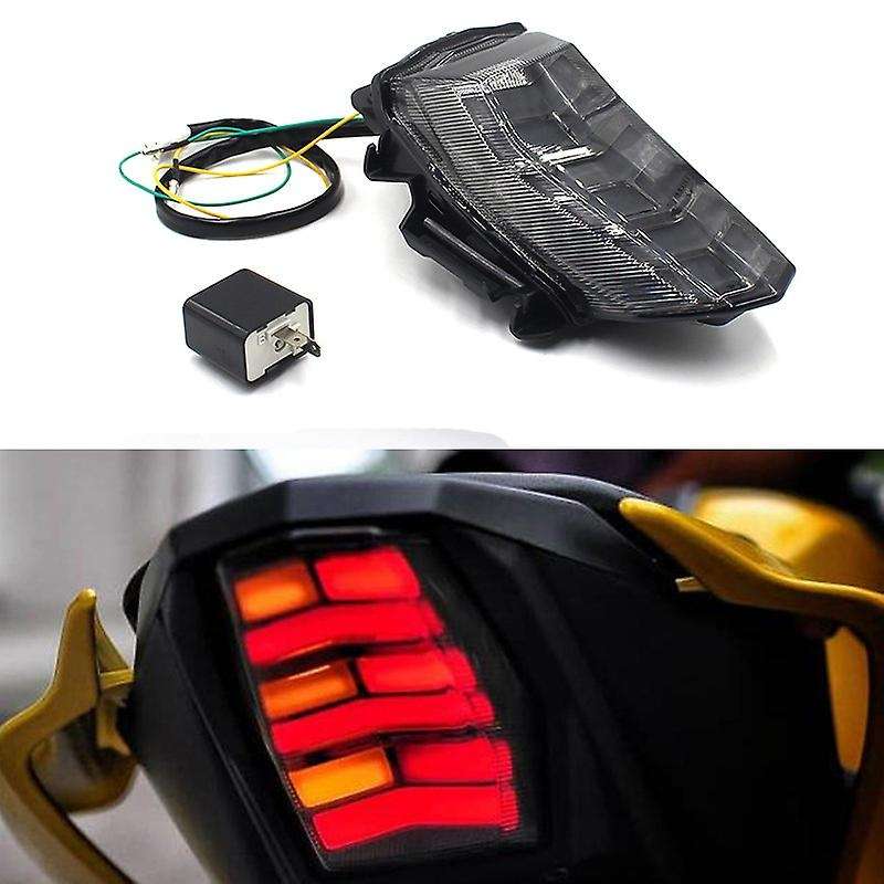 Motorcycle Integrated LED Tail Light Brake Stop Light Turn Signals for YZF-R15 YZF R15 YZFR15 V3 201