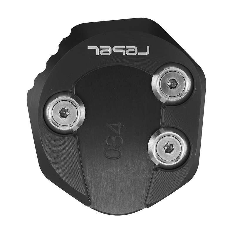 Motorcycle Kickstand Extension Pad Side Stand Enlarger Plate for Rebel Cmx300 Cmx500 2017-2021(blac