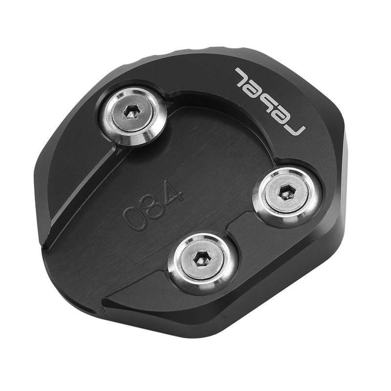 Motorcycle Kickstand Extension Pad Side Stand Enlarger Plate for Rebel Cmx300 Cmx500 2017-2021(blac