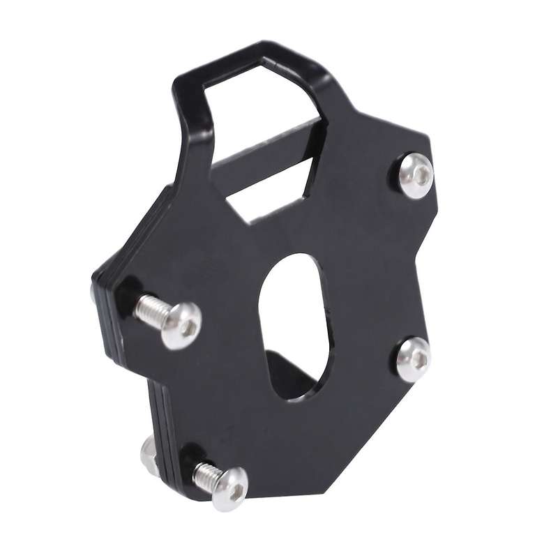 Motorcycle Kickstand Sidestand Stand Extension Enlarger Pad for 2020 2021 2022(black)