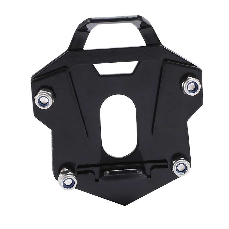 Motorcycle Kickstand Sidestand Stand Extension Enlarger Pad for 2020 2021 2022(black)