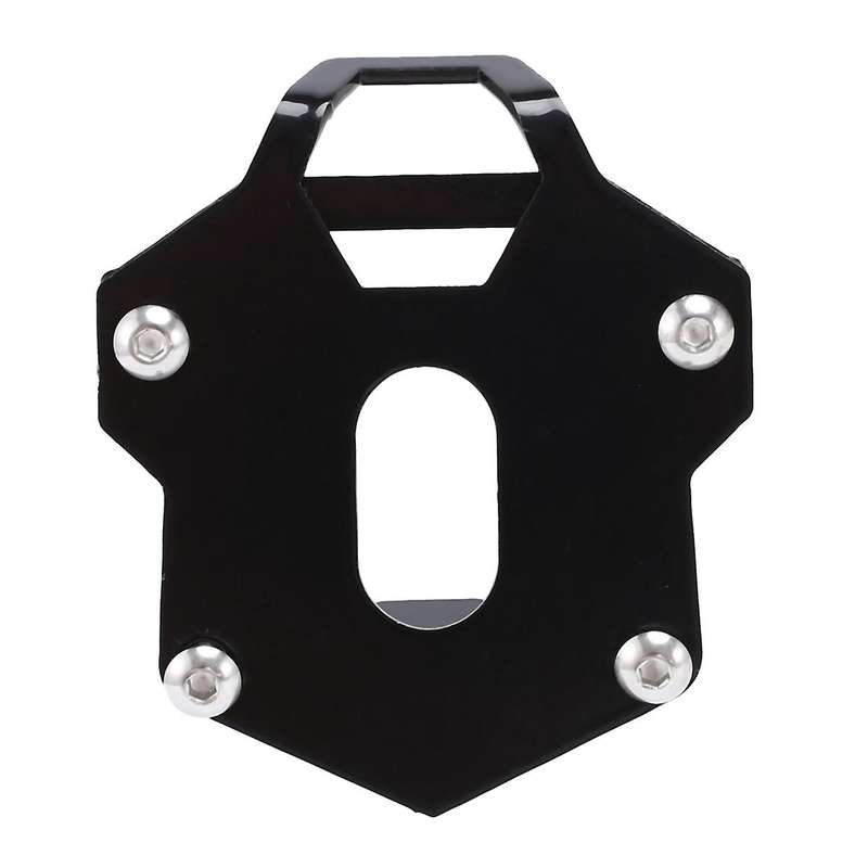 Motorcycle Kickstand Sidestand Stand Extension Enlarger Pad for 2020 2021 2022(black)
