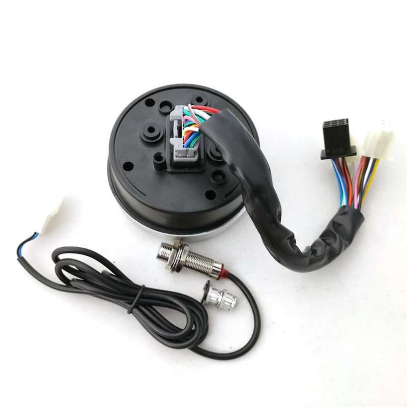 Motorcycle LCD Instrument Universal LCD Digital Speedometer Odometer Cylinder Gear Odometer Tachomet