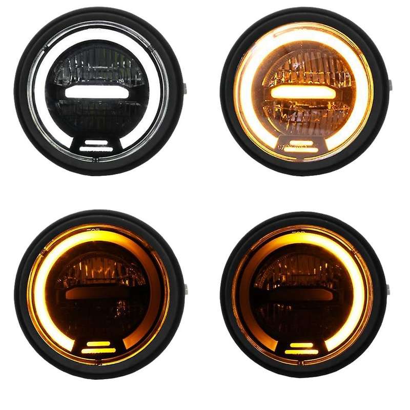 Motorcycle LED Daytime Traveling Aperture Turning Headlights